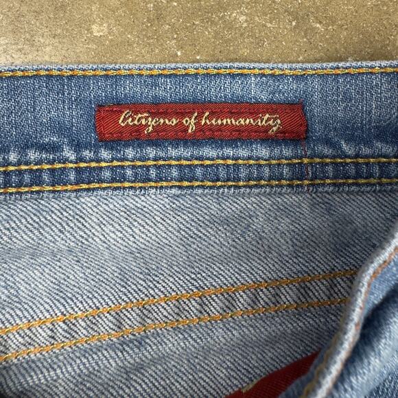 Citizens of Humanity Ingrid 002 Flare‎ Jeans Women’s 27 Made in USA Light Wash - Picture 7 of 13